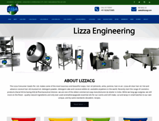 lizzacg.com screenshot