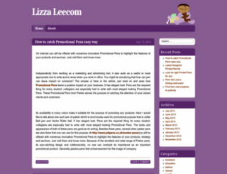 lizzaleecom.wordpress.com screenshot