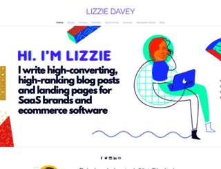 lizziedavey.com screenshot