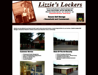 lizzieslockers.com screenshot