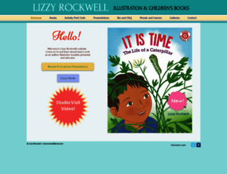 lizzyrockwell.com screenshot