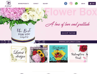 lkflorist.com screenshot