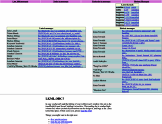 lkml.org screenshot