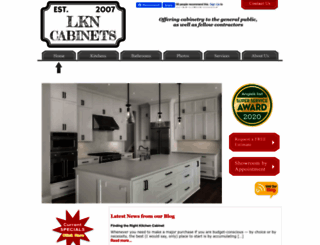 lkncabinets.com screenshot