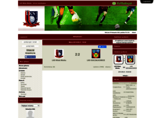 lkswislawielka.futbolowo.pl screenshot