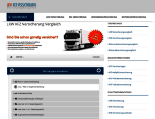 lkw-kfz-versicherung.de screenshot