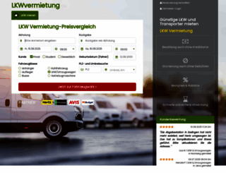 lkw-vermietungen.de screenshot