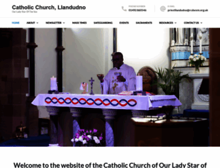 llandudno-catholic-church.org.uk screenshot