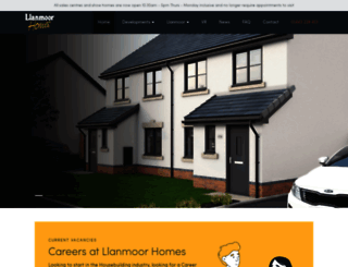 llanmoor-homes.com screenshot