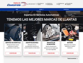 llantasdecoatzintla.com screenshot