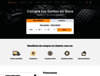 llantrac.com.mx screenshot