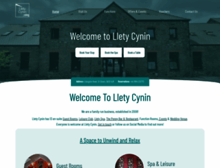 lletycynin.co.uk screenshot