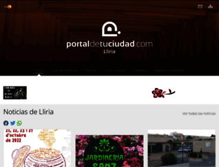 lliria.portaldetuciudad.com screenshot