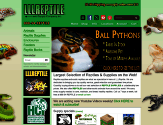 lllreptile.com screenshot