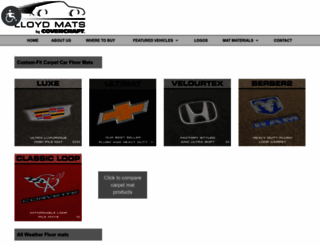 lloydmats.com screenshot