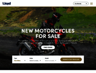lloydmotorcycles.com screenshot