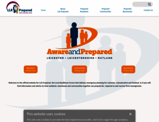 llrprepared.org.uk screenshot