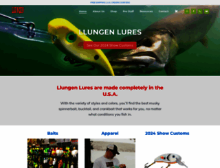 llungenlures.com screenshot