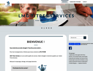 lmg-titres-services.be screenshot