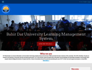 Access lms.bdu.edu.et. Bahir Dar University Learning Management System