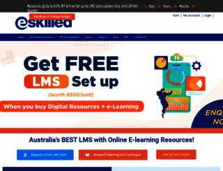 lms.eskilled.com.au screenshot