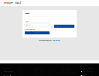 lms.simplilearn.com screenshot