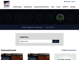lnweb01.wakegov.com screenshot