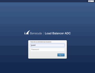 loadbalancer.barracuda.com screenshot