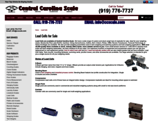 loadcells.centralcarolinascale.com screenshot