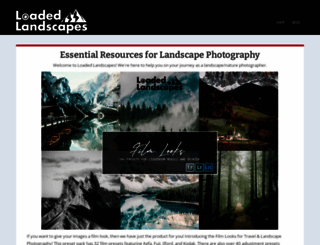 loadedlandscapes.com screenshot