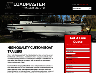 loadmastertrailerco.com screenshot