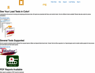 loadosophia.org screenshot