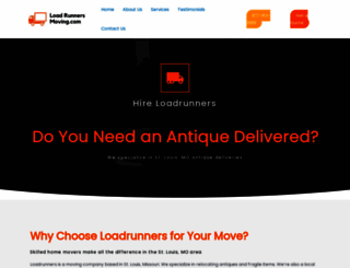 loadrunnersmoving.com screenshot