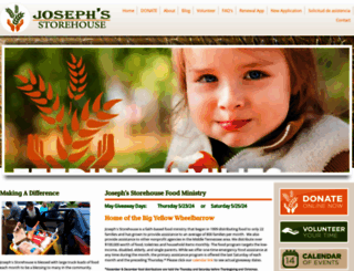 loaejosephsstorehouse.org screenshot
