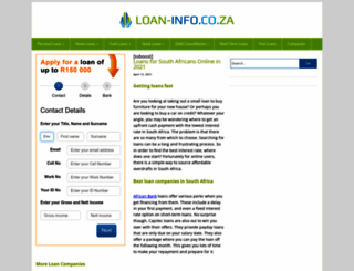 loan-info.co.za screenshot