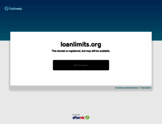 loanlimits.org screenshot