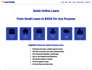 loansbuddy.com.au screenshot