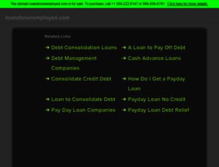 loansforunemployed.com screenshot