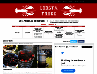 lobstatruck.com screenshot