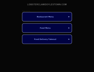 lobsterclawdoylestown.com screenshot