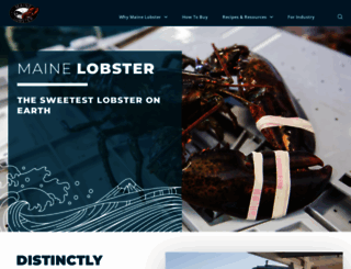 lobsterfrommaine.com screenshot