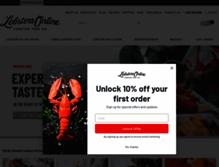 lobsters-online.com screenshot