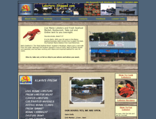 lobstersshipped.com screenshot