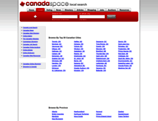 local.canadaspace.com screenshot