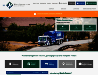 local.wasteconnections.com screenshot