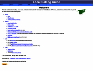 localcallingguide.com screenshot