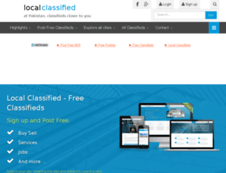 localclassified.com.pk screenshot