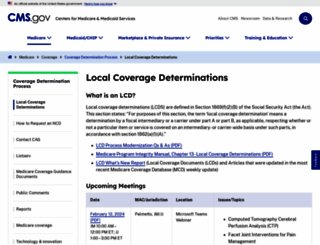 localcoverage.cms.gov screenshot