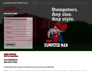 localdumpsterrentalman.com screenshot