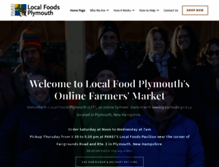 localfoodsplymouth.org screenshot